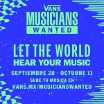 ¿Eres músico? ¡Vans te está buscando, averigua cómo!